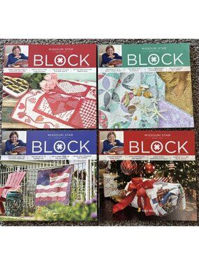 Missouri Star Quilt Co. Block 2015 Magazine Bundle Vol 2 Issues 1-6 Seasonal
